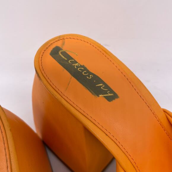 Circus Sam Edelman Women's Marianna Woven Slide Sandals Orange Size 5M - Picture 8 of 14